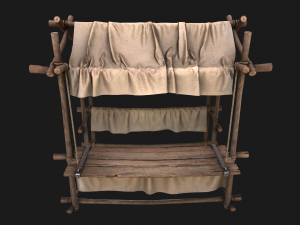 Stall Cotton 3D Model