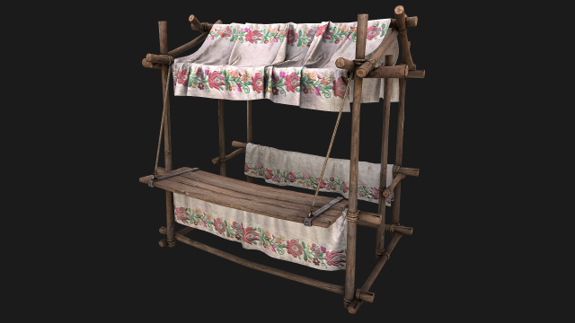 Market Stalls Ornament Tent Model 3D .c4d .max .obj .3ds .fbx .stl .blend 