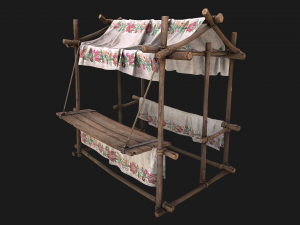 Market Stalls Ornament Tent Model 3D