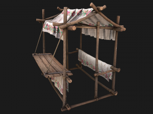 Market Stalls Ornament Tent Model 3D