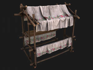 Market Stalls Ornament Tent Model 3D