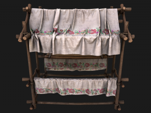 Market Stalls Ornament Tent Model 3D