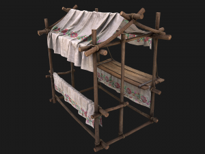 Market Stalls Ornament Tent Model 3D
