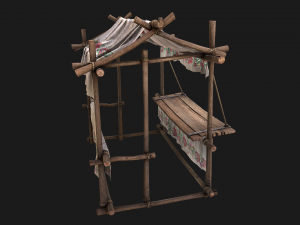 Market Stalls Ornament Tent Model 3D