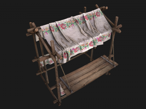 Market Stalls Ornament Tent Model 3D