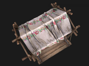 Market Stalls Ornament Tent Model 3D