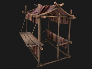 Street Stall Purple Modelo 3D