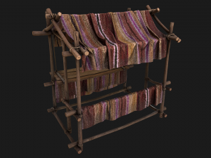 Street Stall Purple Modelo 3D
