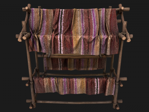 Street Stall Purple Modelo 3D