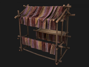 Street Stall Purple Modelo 3D