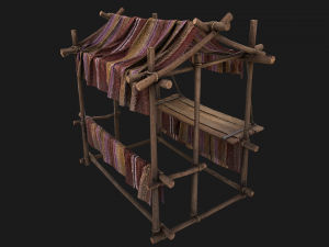 Street Stall Purple Modelo 3D