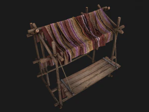 Street Stall Purple 3D Model