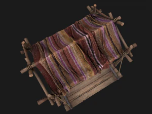 Street Stall Purple 3D Model