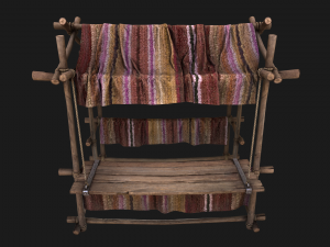Street Stall Purple Modelo 3D