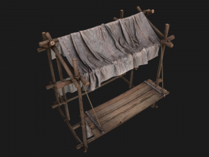 Market Tent White 3D Model