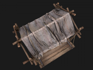Market Tent White 3D Model