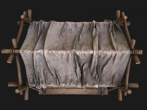 Market Tent White 3D Model