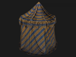 Medieval Circus Tent Market Stall Modèle 3D