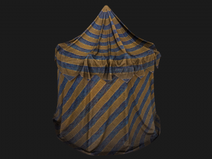 Medieval Circus Tent Market Stall Modèle 3D