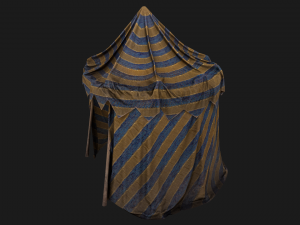 Medieval Circus Tent Market Stall Modèle 3D