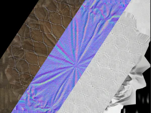 Cylindrical Tent Market Stall Old 3D Model