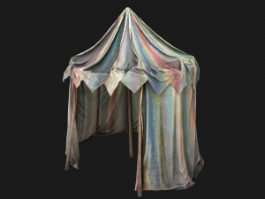 Medieval Circus Tent Market Stall 3D Model