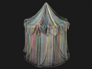 Medieval Circus Tent Market Stall 3D Модель