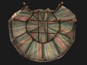 Medieval Circus Tent Market Stall 3D Модель