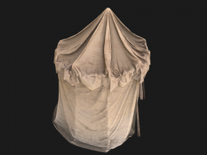 Cotton Tent Market Stalls 3D 모델