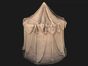 Cotton Tent Market Stalls 3D 모델