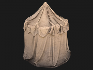 Cotton Tent Market Stalls 3D 모델