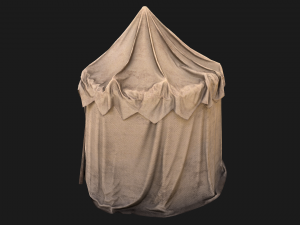 Cotton Tent Market Stalls 3D 모델