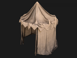 Cotton Tent Market Stalls 3D 모델