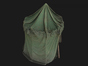 Green Army Military Tent Modelo 3D