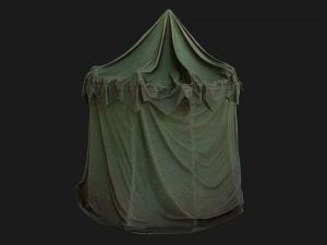 Green Army Military Tent Modelo 3D