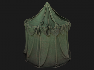 Green Army Military Tent Modelo 3D