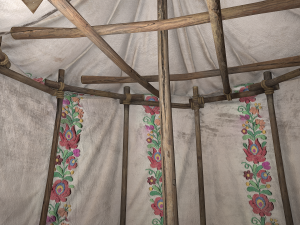 Fair Ukrainian Tent Market Stalls Modello 3D