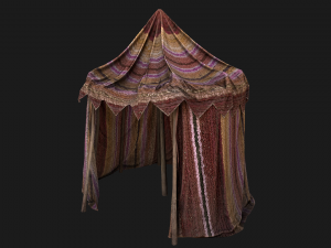 Fair Tent Market Stall 3D Model
