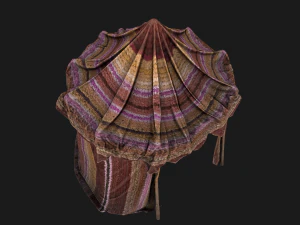Fair Tent Market Stall 3D Model
