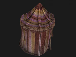 Fair Tent Market Stall 3D Model