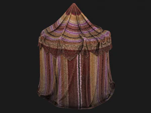 Fair Tent Market Stall 3D Model