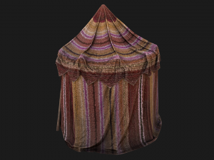 Fair Tent Market Stall Model 3D