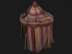 Fair Tent Market Stall 3D Model
