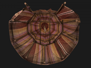 Fair Tent Market Stall Model 3D