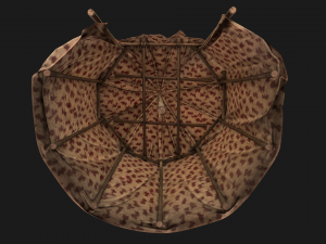 Ancient Tent Market Stall 3D Model