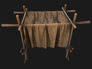 Medieval Market Stalls Tent Pack 3D Model