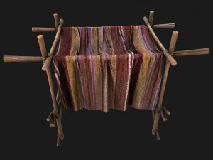 Medieval Market Stalls Tent Pack 3D Model