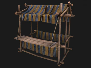 Street Market Stalls Tent Pack 3D Model