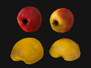 Apples Box Crate Stand 3D Model