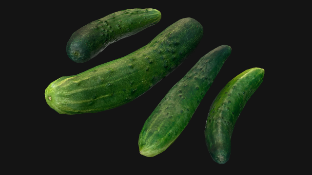 Cucumber 3D मॉडल .c4d .max .obj .3ds .fbx .stl .blend 